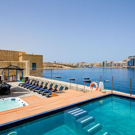 Valletta Waterfront Villa With Pool And Jacuzzi Exterior photo